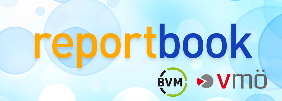 reportbook Double Feature: Workshops und Präsentation in Wien (vmö) und Hamburg (BVM-Kongress)